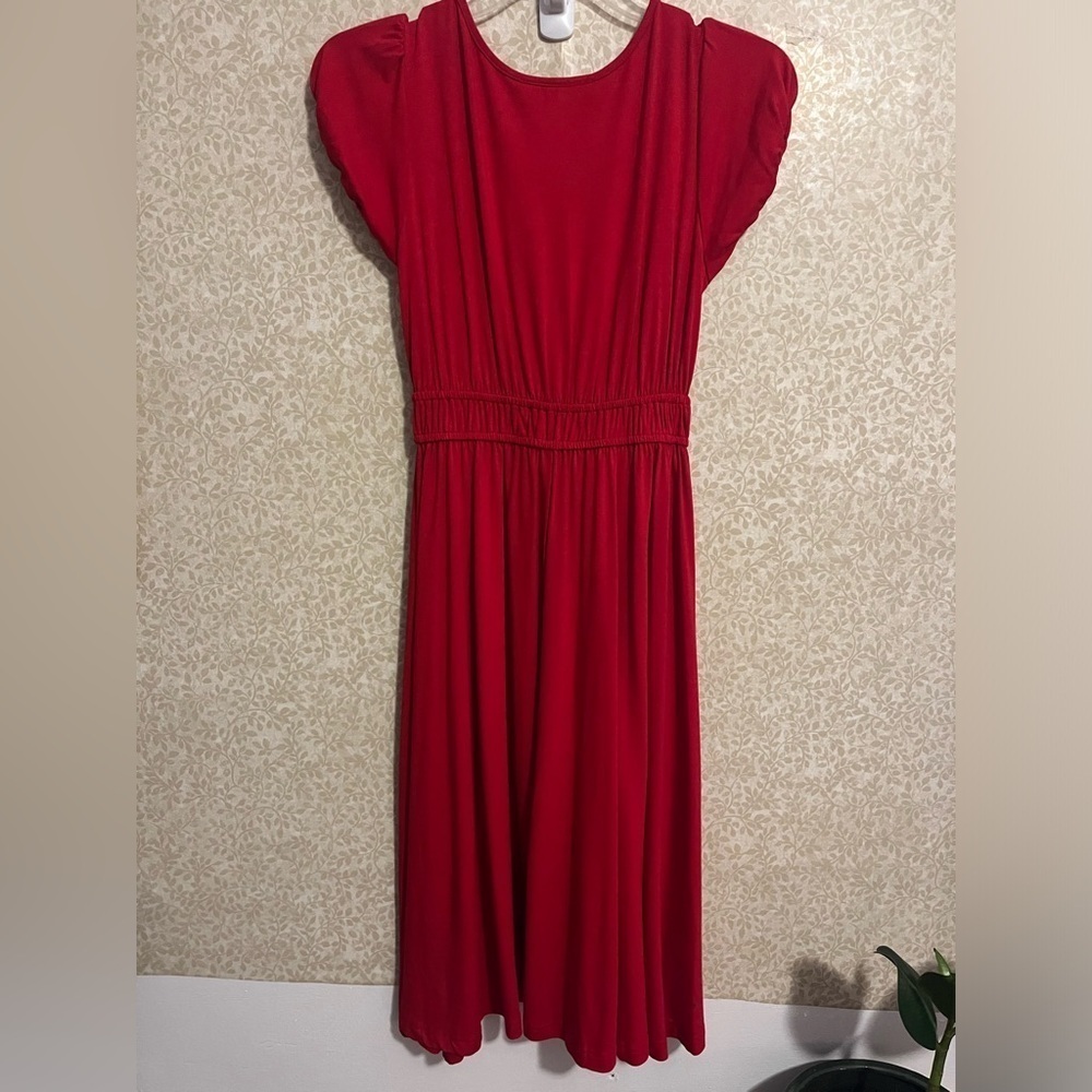 Vintage Boston Proper Red dress size small - Picture 3 of 6